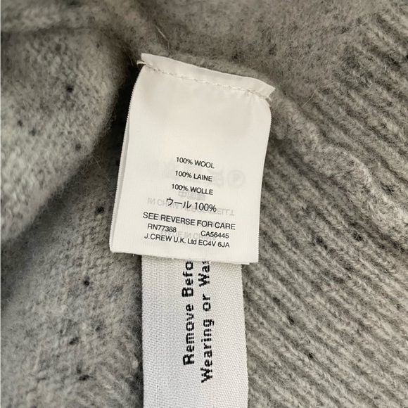 J Crew 100% Wool Grey Button Cardigan Size XS - Picture 4 of 4